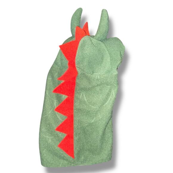 IKEA Fantasivarld Hand Puppet Dragon Plush Show Play Pretend Movable Mouth 10" - Picture 6 of 14